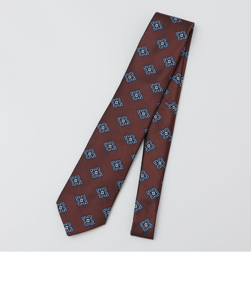 SHIPS: シルク ラージ スクエア コモン ネクタイ