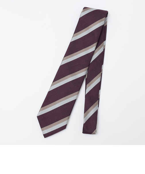 SHIPS: シルク レギュラー ストライプ ネクタイ