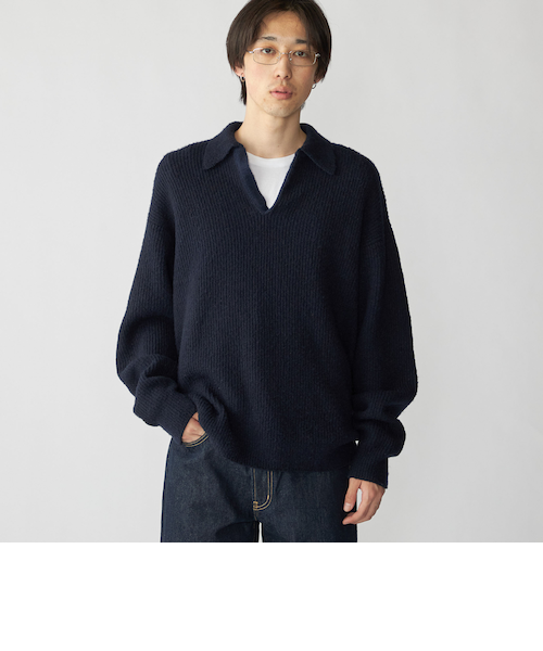 シップス（SHIPS）/City Ambient Products: AZE スキッパー ポロシャツ City Ambient Products: AZE スキッパー ポロシャツ｜シップスの通販