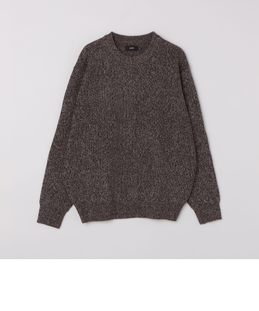 SHIPS:〈手洗い可能〉メランジ クルーネック ニット
