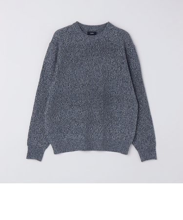 SHIPS:〈手洗い可能〉メランジ クルーネック ニット