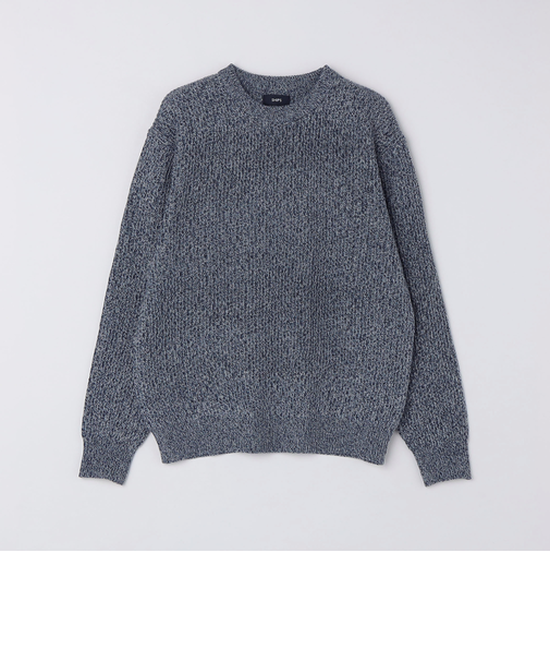 SHIPS:〈手洗い可能〉メランジ クルーネック ニット