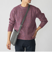 SHIPS:〈手洗い可能〉メランジ クルーネック ニット