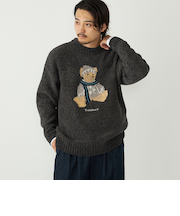 SHIPS Colors:〈洗濯機可能〉TeddyBear(R) ジャカード モール ニット