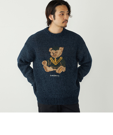 SHIPS Colors:〈洗濯機可能〉TeddyBear(R) ジャカード モール ニット