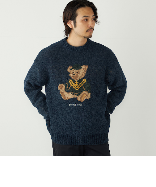SHIPS Colors:〈洗濯機可能〉TeddyBear(R) ジャカード モール ニット