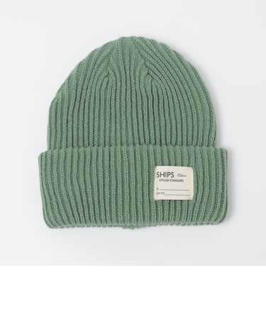 SHIPS Colors:〈手洗い可能〉アゼ ニット キャップ