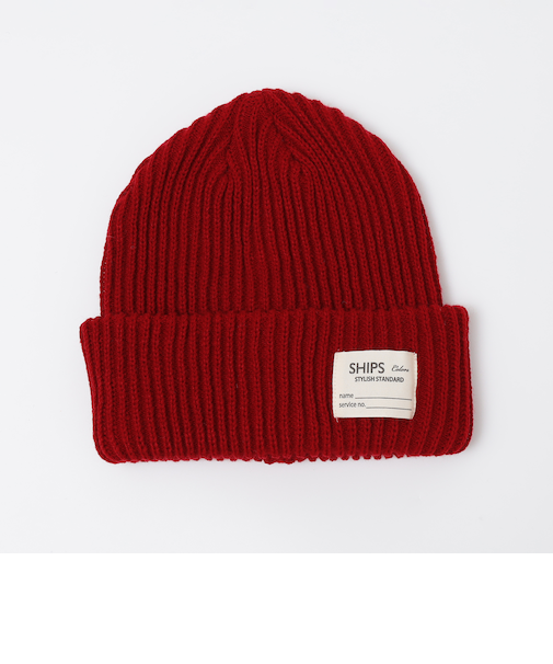 SHIPS Colors:〈手洗い可能〉アゼ ニット キャップ