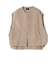 Bellandi メルトン ウール ジレ