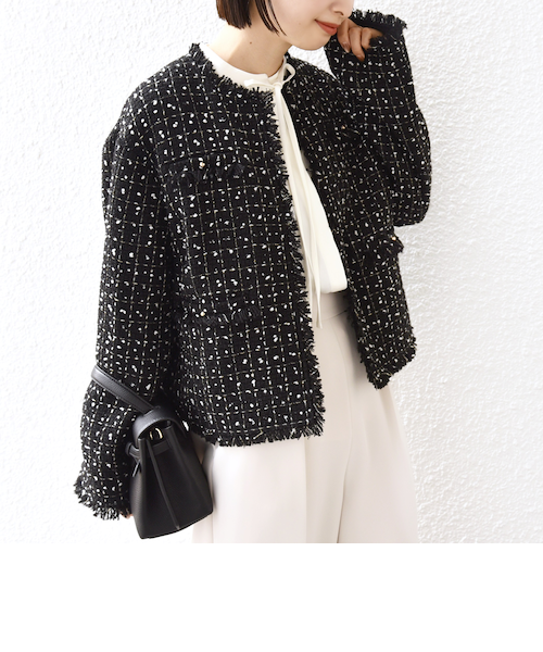 シップス/ノーカラージャケットの通販｜&mall（アンドモール）三井