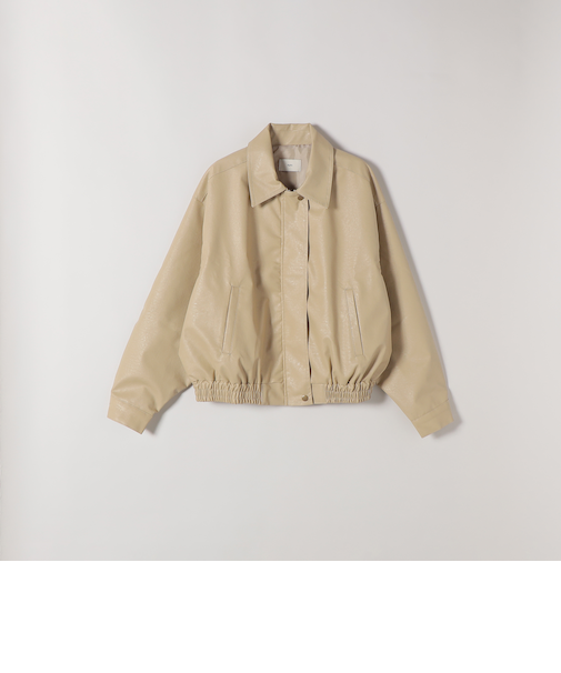 FLAT YOU: ジップ ショート ブルゾン