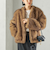 《予約》フェイク ファー コクーン ブルゾン