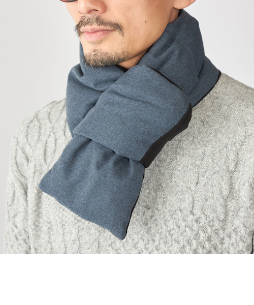 SHIPS別注】TAION:〈手洗い可能〉LIMONTA EAST ダウン マフラー