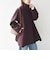 《一部追加予約》【WEB限定】PURE WOOL スタンド & テーラード ハーフ コート