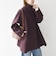 《一部追加予約》【WEB限定】PURE WOOL スタンド & テーラード ハーフ コート