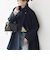 《予約》【WEB限定】SHIPS any: PURE WOOL スタンド & ダブル カラー コート