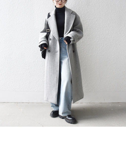 WEB限定】SHIPS any: PURE WOOL ロング テーラード コート｜シップスの