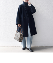 《予約》SHIPS any: PURE WOOL スタンド ＆ ビッグカラー コート