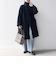 《予約》SHIPS any: PURE WOOL スタンド ＆ ビッグカラー コート