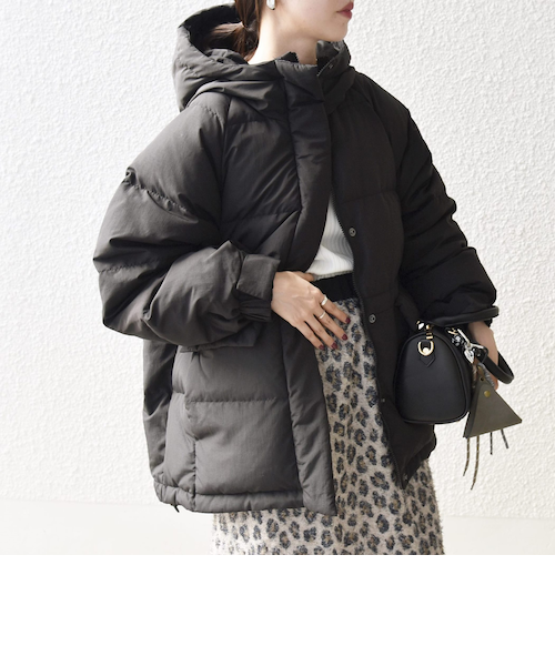 一部追加予約》【WEB限定】SHIPS any: フーディ ショート ダウン