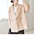 《予約》quaranciel: PURE WOOL ダブルブレスト コクーン Pコート