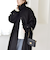 《予約》quaranciel: PURE WOOL スタンド ステンカラー Aライン ロング コート