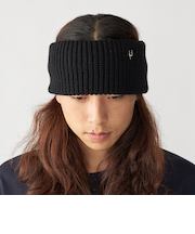 【WEB限定】SHIPS:〈手洗い可能〉2WAY ヘア＆ネック ニットバンド