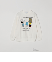 SHIPS any: SNOOPY コラボ NOT THERE グラフィック プリント スウェット <KIDS>