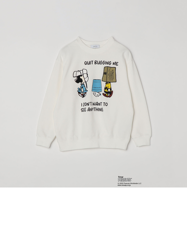 SHIPS any: SNOOPY コラボ NOT THERE グラフィック プリント スウェット <KIDS>