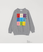 SHIPS any: SNOOPY コラボ 75th ブロック グラフィック プリント スウェット <KIDS>