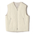 SHIPS Primary Navy Label:〈手洗い可能〉スクエア キルト リバーシブル ジレ