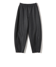 SHIPS Primary Navy Label:ウール ジャージー パンツ 25AW