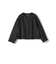 SHIPS Primary Navy Label:〈手洗い可能〉ウール ジャージー ノーカラー ジャケット