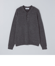 City Ambient Products: シャギー ヘンリー ネック ニット