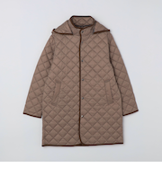 SHIPS Colors:〈撥水・手洗い可能〉sorona(R) 中綿 キルティング フードコート