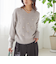《予約》〈手洗い可能〉フォックス ビジュー Vネック ニット