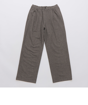 City Ambient Products: ソフト ツイード ライク 2タック ワイド スラックス