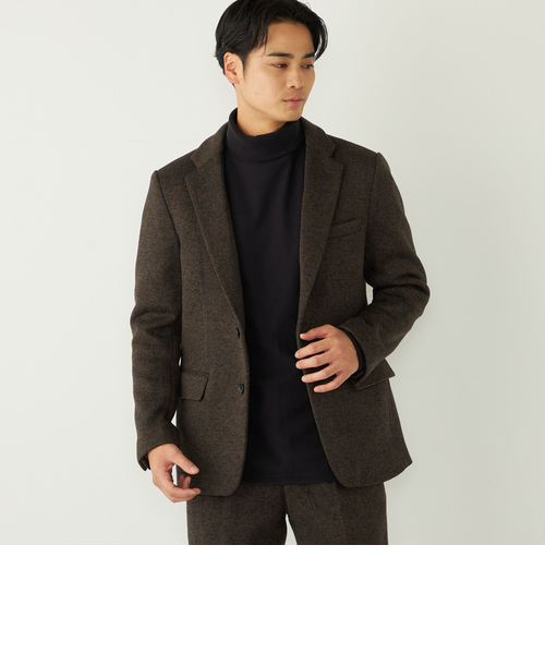 シップス/メンズのテーラードジャケット（ブラウン）の通販｜&mall