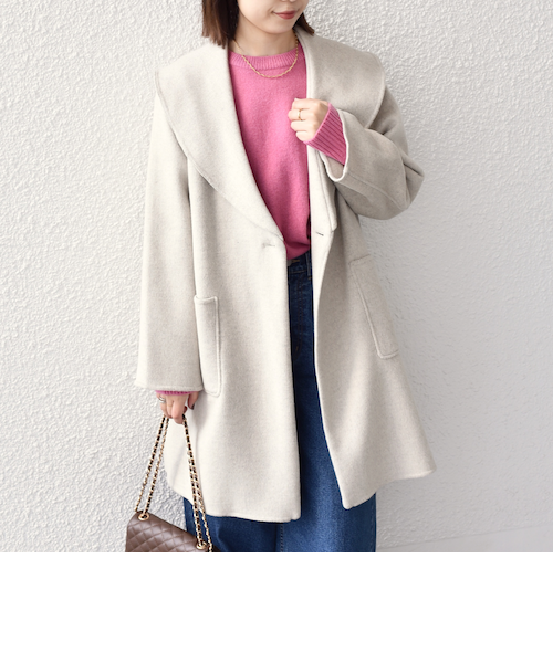 ウールナイロンリバーミドルコート｜ジャーナルスタンダード