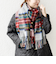 TWEED MILL: チェック ウール ストール 25AW