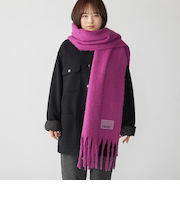 City Ambient Products: シャギー ソリッド ボリューム マフラー