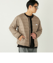 《一部追加予約》FIRST DOWN:〈撥水・洗濯機可能〉ライト ダウン ブルゾン◆