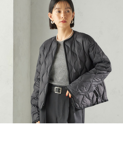 《予約》【SHIPS別注】Wai+ × TAION:〈手洗い可能〉ショート ダウン ジャケット