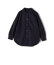 SHIPS Colors:〈手洗い可能〉ライト メルトン 羽織り シャツ