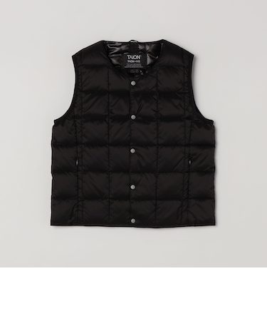 TAION:〈手洗い可能〉クルーネック インナー ダウン ベスト <KIDS>
