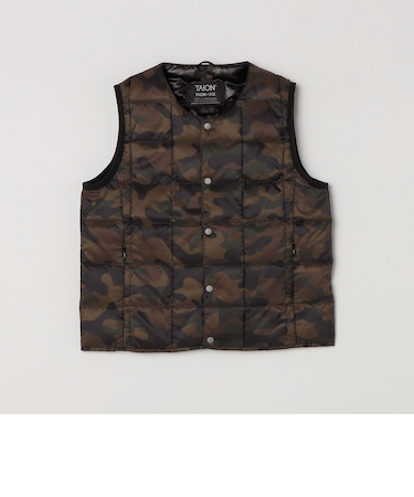 TAION:〈手洗い可能〉クルーネック インナー ダウン ベスト <KIDS>