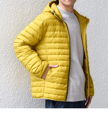 【WEB限定】SHIPS any:〈撥水〉ナイロン スマート ライト ダウン パーカー◇