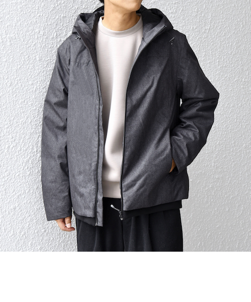 【WEB限定】SHIPS any:〈撥水/防風/洗濯機可能〉オールウェザー ウールライク SORONA(R) 中綿 フード ブルゾン◇