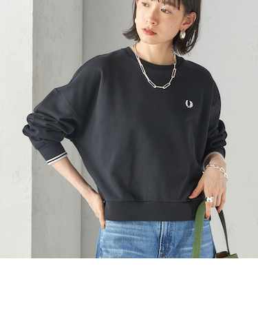 《予約》FRED PERRY: G1148 TIPPED SWEAT