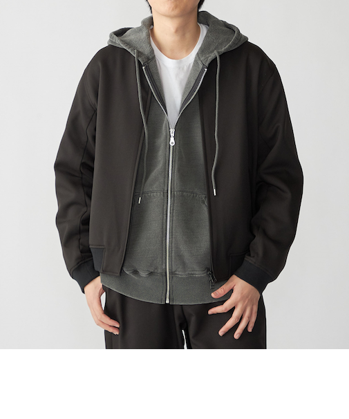 SHIPS: ダウンファブリック ブルゾン